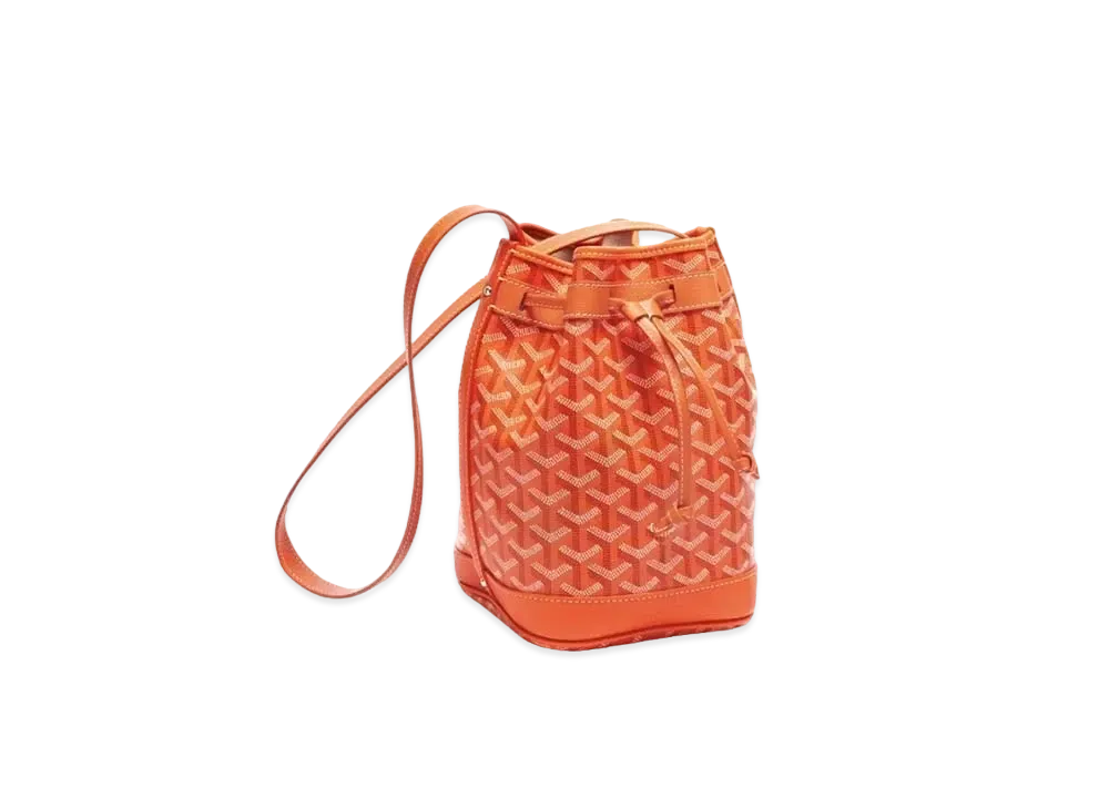 Goyard Petit Flot Bucket Bag "Orange"