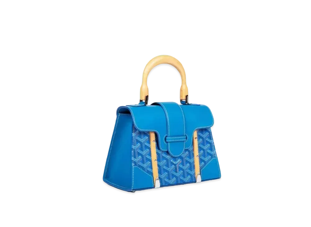 Goyard Saigon Structure Mini Bag "Blue"