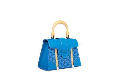 Goyard Saigon Structure Mini Bag "Blue"