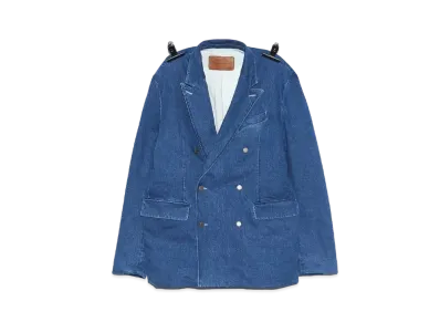 PEACEMINUSONE PMO DENIM PADDED JACKET #1 "Blue" / G-DRAGON