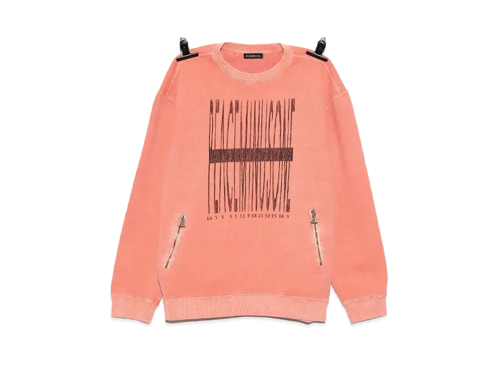PEACEMINUSONE PMO CREW NECK #1 "Salmon" / G-DRAGON