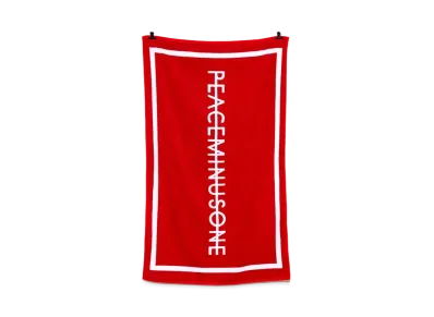 PEACEMINUSONE PMO BEACH TOWEL #1 "Red" / G-DRAGON