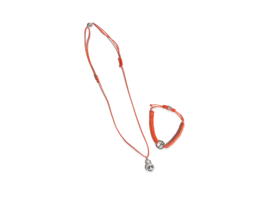 PEACEMINUSONE PMO NECKLACE AND BRACELET SET #1 "Orange" / G-DRAGON