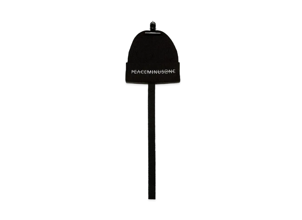PEACEMINUSONE x FRAGMENT DESIGN. KNIT CAP #1 "Black" / G-DRAGON