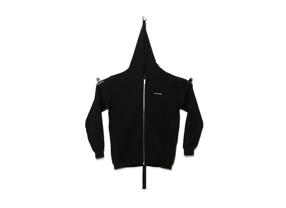 PEACEMINUSONE x FRAGMENT DESIGN. HOOD ZIP-UP #1 "Black" / G-DRAGON