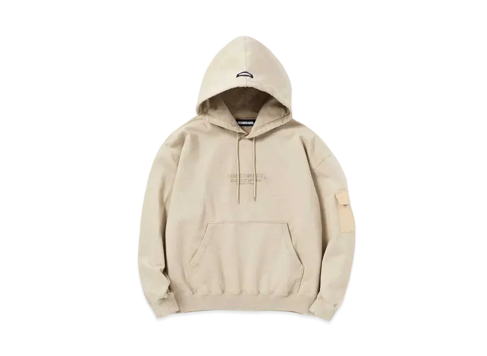 NEIGHBORHOOD SOLID / C-HOODED . LS "Beige"