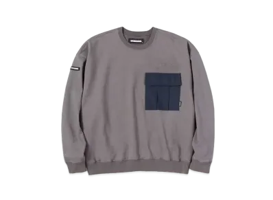 NEIGHBORHOOD SOLID / C-CREW . LS "Grey"