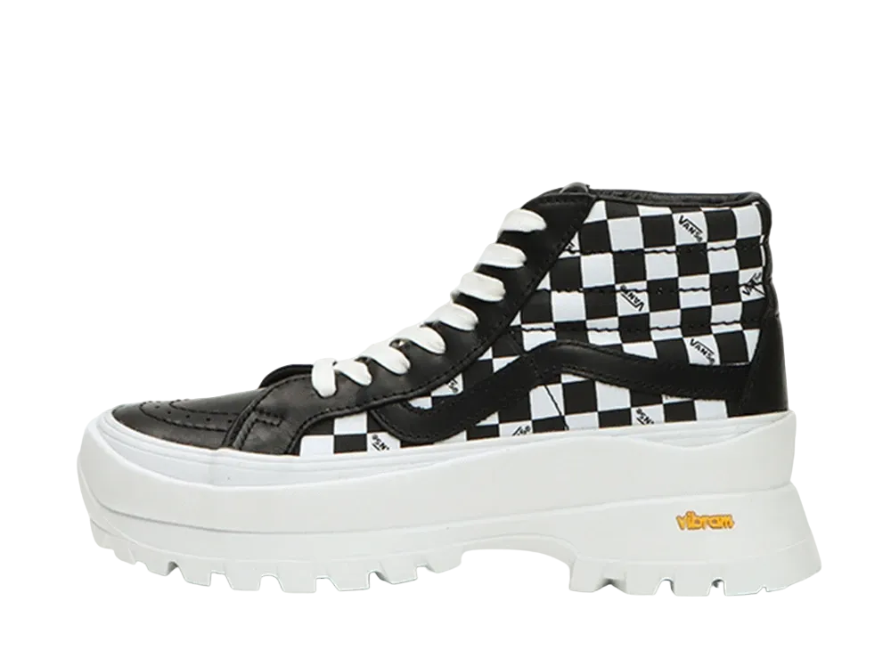 バンズ ヴォルト スケートハイ ヴィブラム LX "チェッカーボード"
