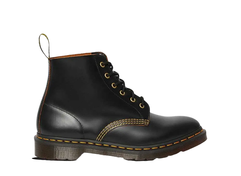 ドクターマーチン 101 アーカイブ 6 ホール ブーツ "ブラック"