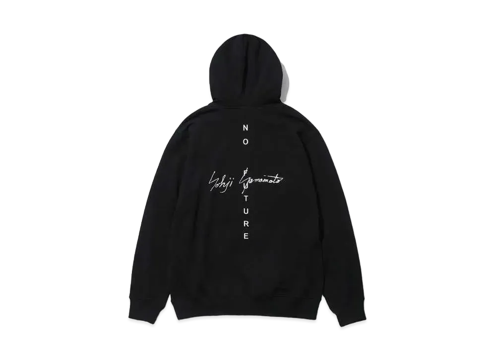 NEW ERA Yohji Yamamoto FW21 NO FUTURE BACK HAIR PULLOVER HOODIE "Black"