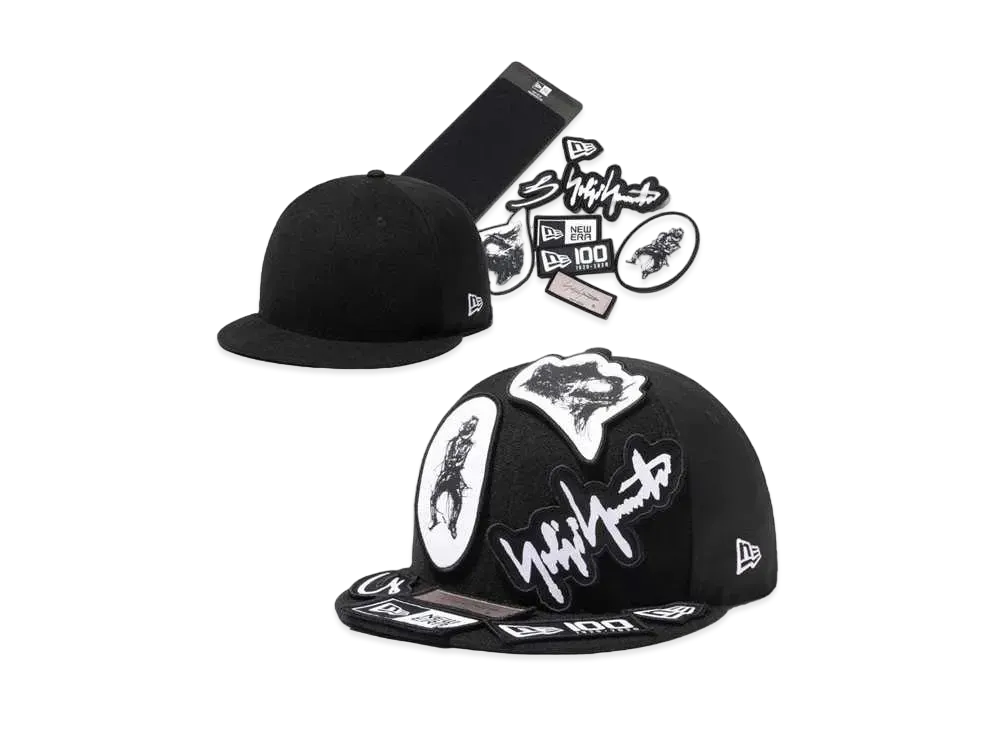 NEW ERA Yohji Yamamoto FW21 59FIFTY VELCRO PATCH "Black"
