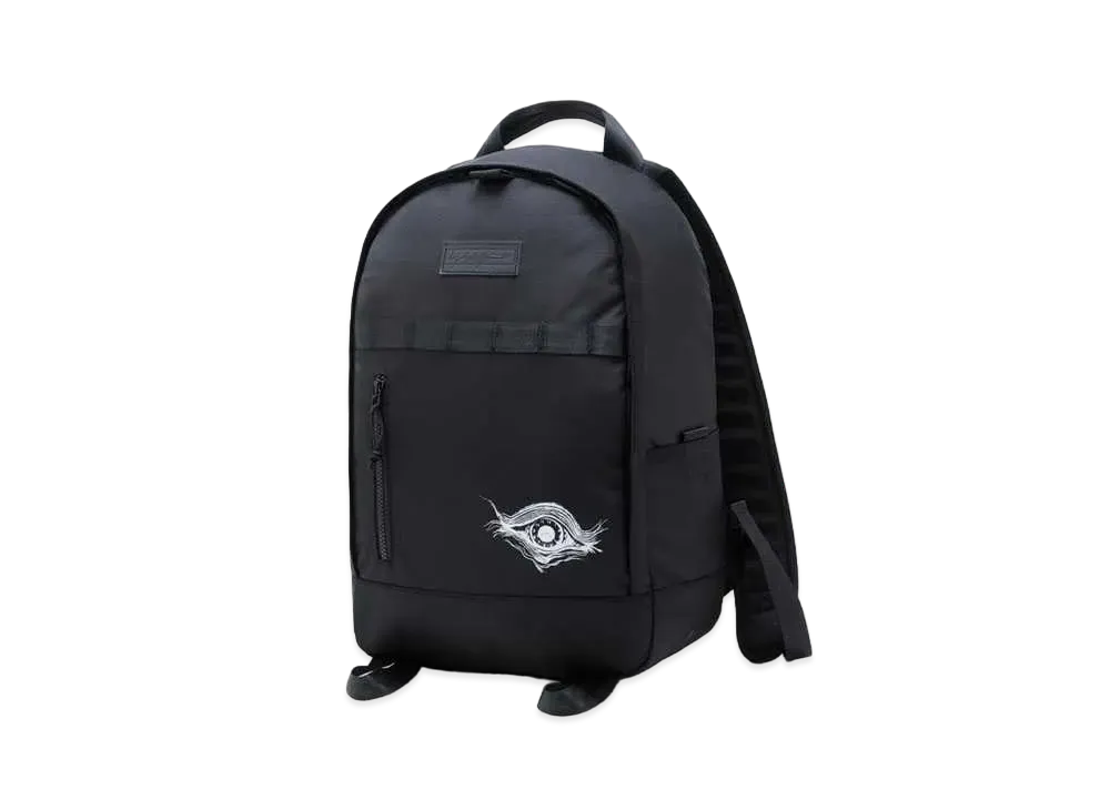 NEW ERA Yohji Yamamoto FW21 DAY PACK LEATHER PATCH ART WORK "Black"