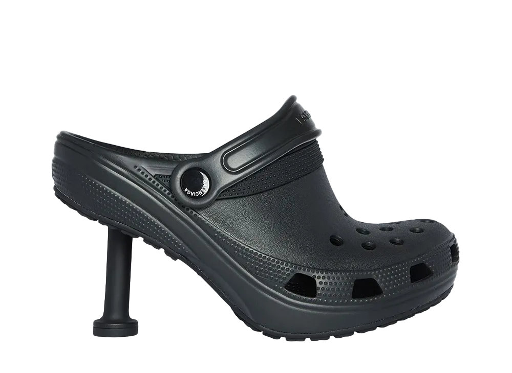 BALENCIAGA × Crocs WMNS MADAME 80MM Mule "Black"