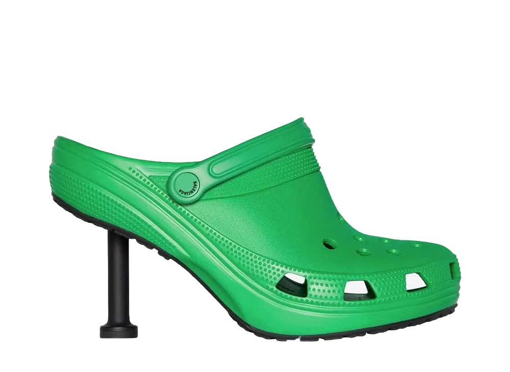 BALENCIAGA × Crocs WMNS MADAME 80MM Mule "Green"