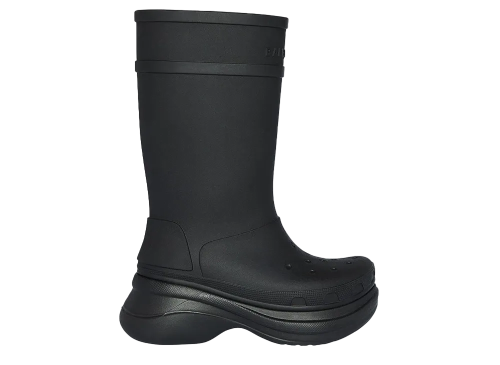 BALENCIAGA × Crocs Mens Boot "Black"
