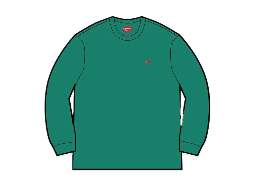 Supreme Small Box L/S Tee "Light Pine"(21FW)