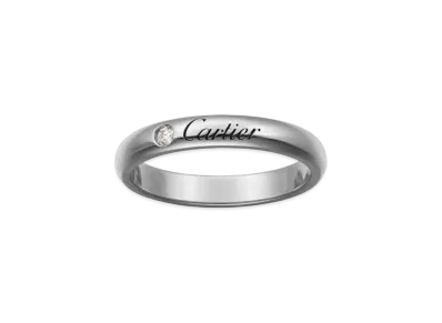 Cartier C De Cartier Wedding Ban "Platinum/Diamond"