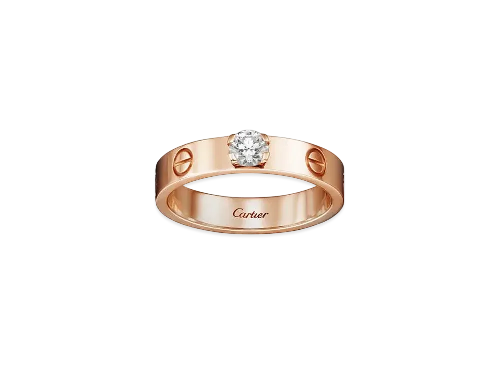Cartier Love Solitair "Pink Gold/Diamond"