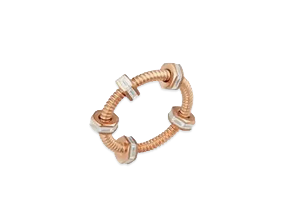 Cartier Ecrou De Cartier Rin "Pink Gold/Diamond"