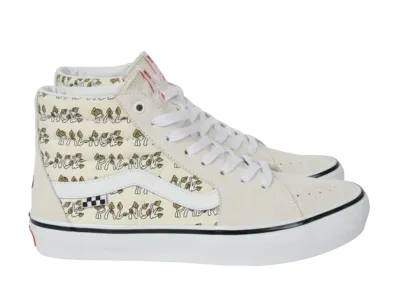 Palace × Vans Shroom SK8-Hi "Marshmellow"