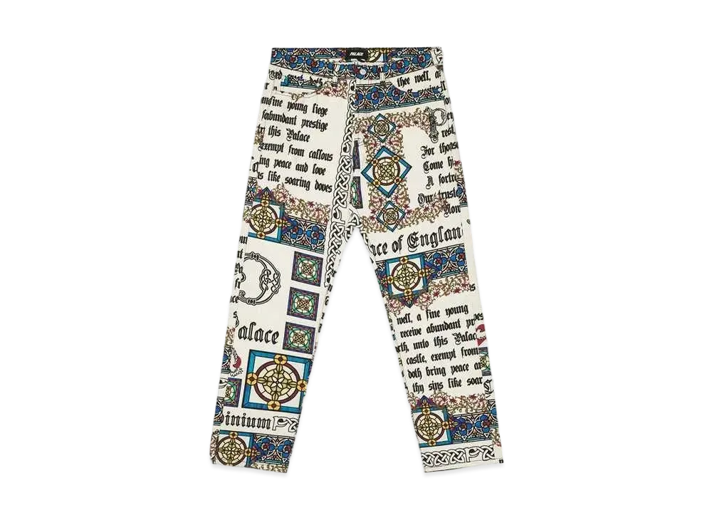 PALACE MEDIEVAL TROUSER "White"