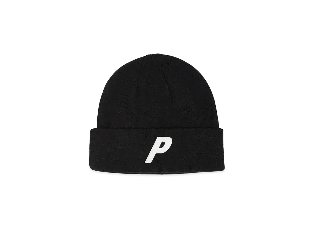 PALACE P BEANIE "Black"