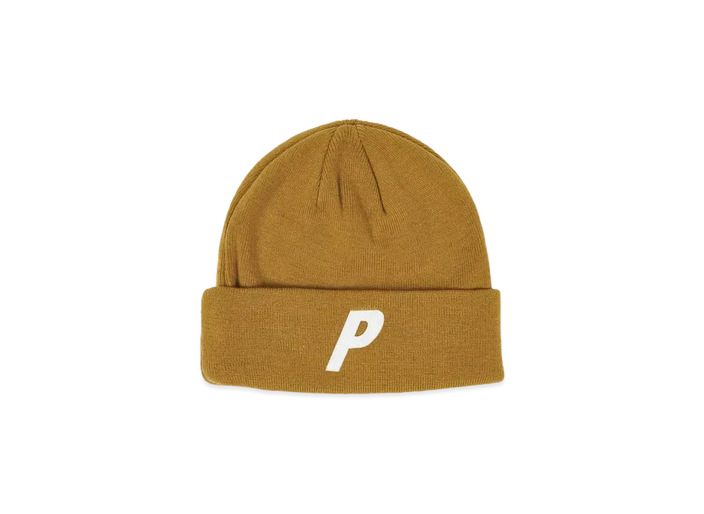 PALACE P BEANIE "Camel"