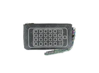 Fragment x Louis Vuitton Monogram Eclipse iPhone Pouch