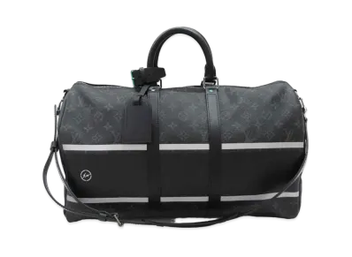 Fragment x Louis Vuitton Monogram Eclipse Keepall Bandouliere 45