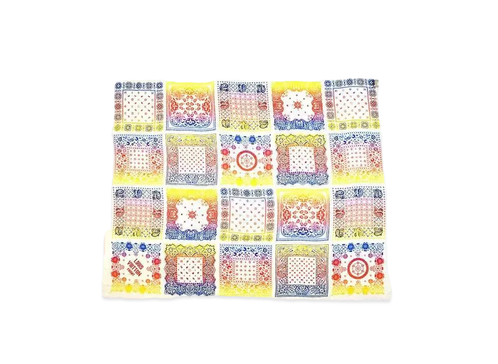 Fragment x Louis Vuitton Stall Bandana "Rainbow"