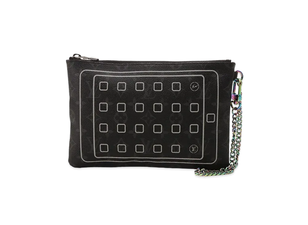 Fragment x Louis Vuitton Monogram Eclipse iPad Pouch