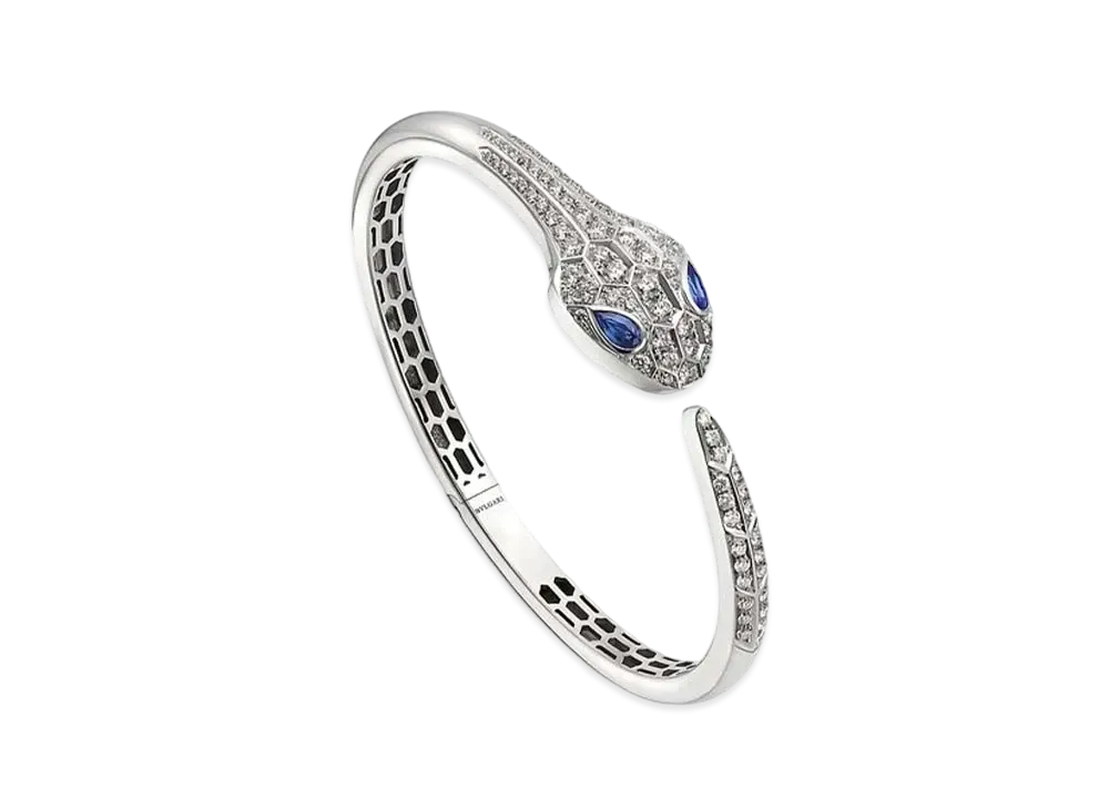 BVLGARI Serpenti Seduttori Bracelet Sapphire "Blue/White Gold"