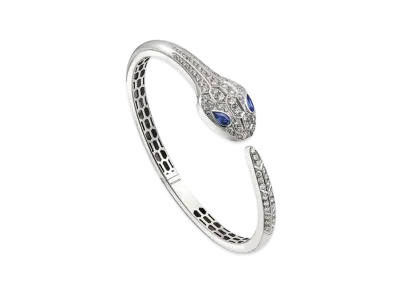 BVLGARI Serpenti Seduttori Bracelet Sapphire "Blue/White Gold"
