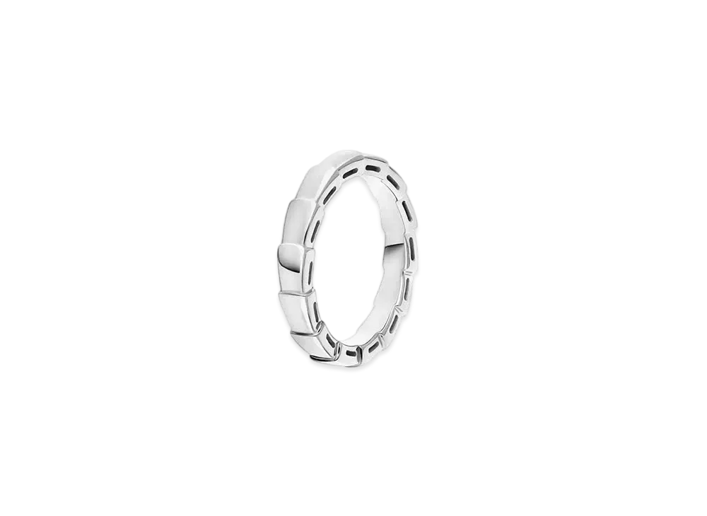BVLGARI Serpenti Viper Ring 18K "White Gold"