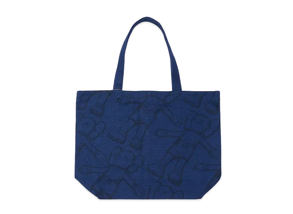 Uniqlo KAWS All Over Holiday Print Tote "Navy"