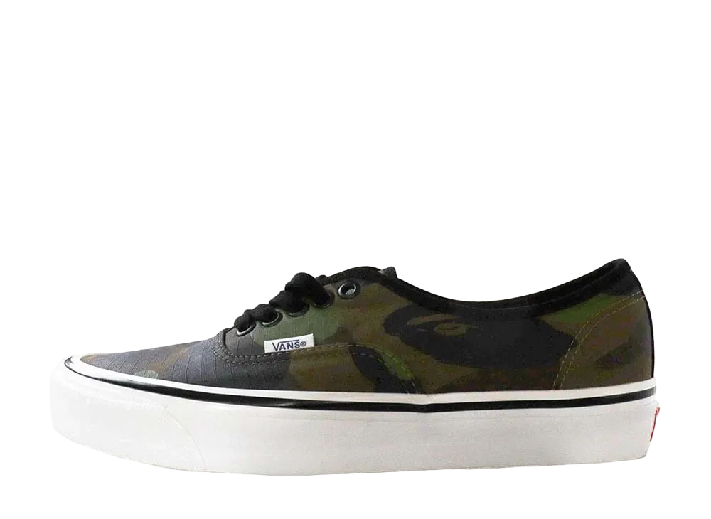 A BATHING APE × Vans Authentic 44 DX "1st Camo Green"