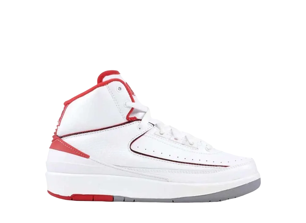 ナイキ GS エアジョーダン 2 レトロ "ホワイト レッド CDP" (2008)