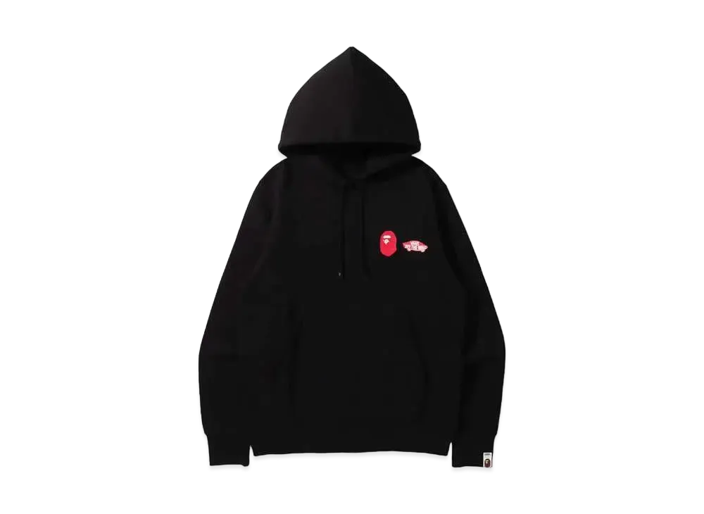 A BATHING APE X VANS PULLOVER HOODIE "Black"