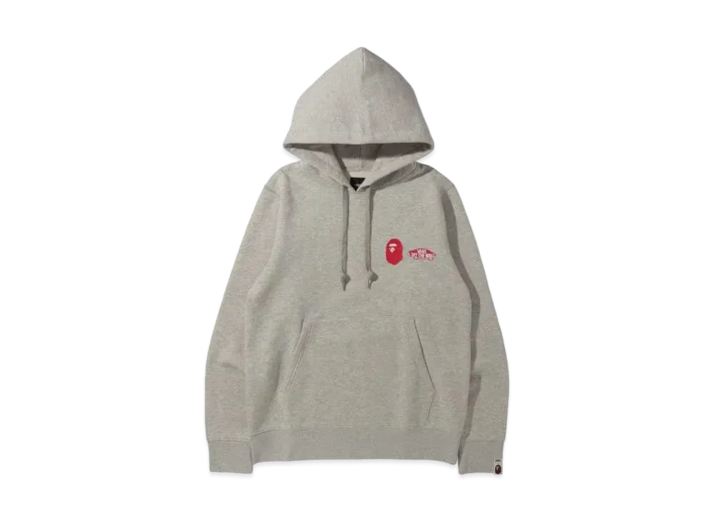 A BATHING APE X VANS PULLOVER HOODIE "Grey"
