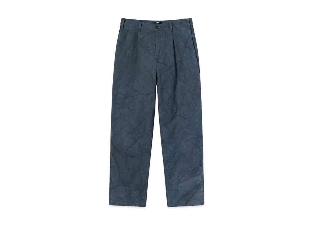 Stussy CANVAS VOLUME PLEATED TROUSER "Navy"