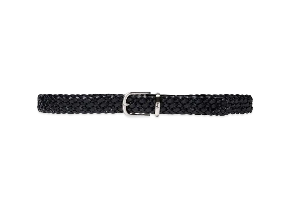 Stussy BRAIDED LEATHER BELT "Black"
