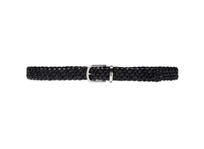 Stussy BRAIDED LEATHER BELT "Black"