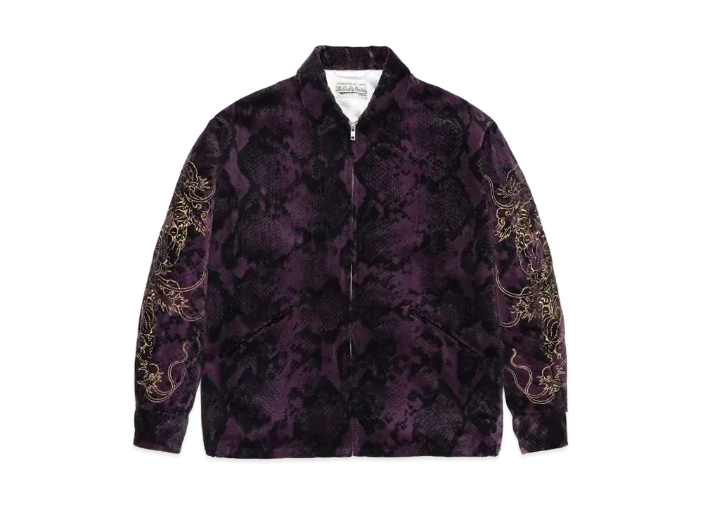 WACKO MARIA TIM LEHI / PYTHON VELVET VIETNAM JACKET 
