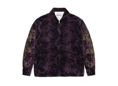 WACKO MARIA TIM LEHI / PYTHON VELVET VIETNAM JACKET "Purple"