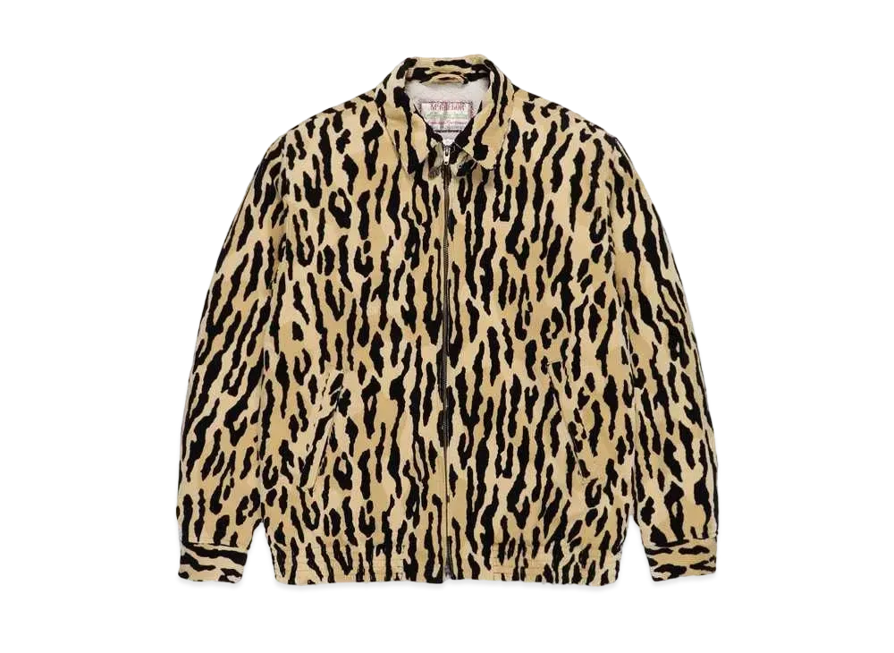 WACKO MARIA MCGREGOR / LEOPARD CORDUROY ANTI FREEZE JACKET "Beige"
