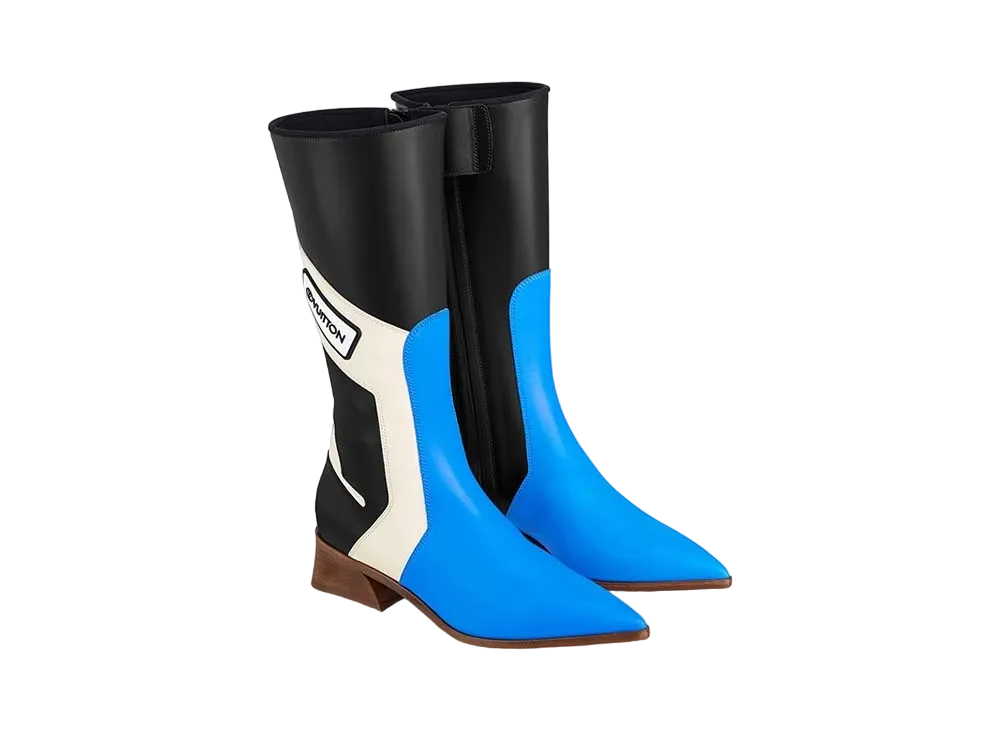 Louis Vuitton Since 1854 Flags Line Boots "Blue"