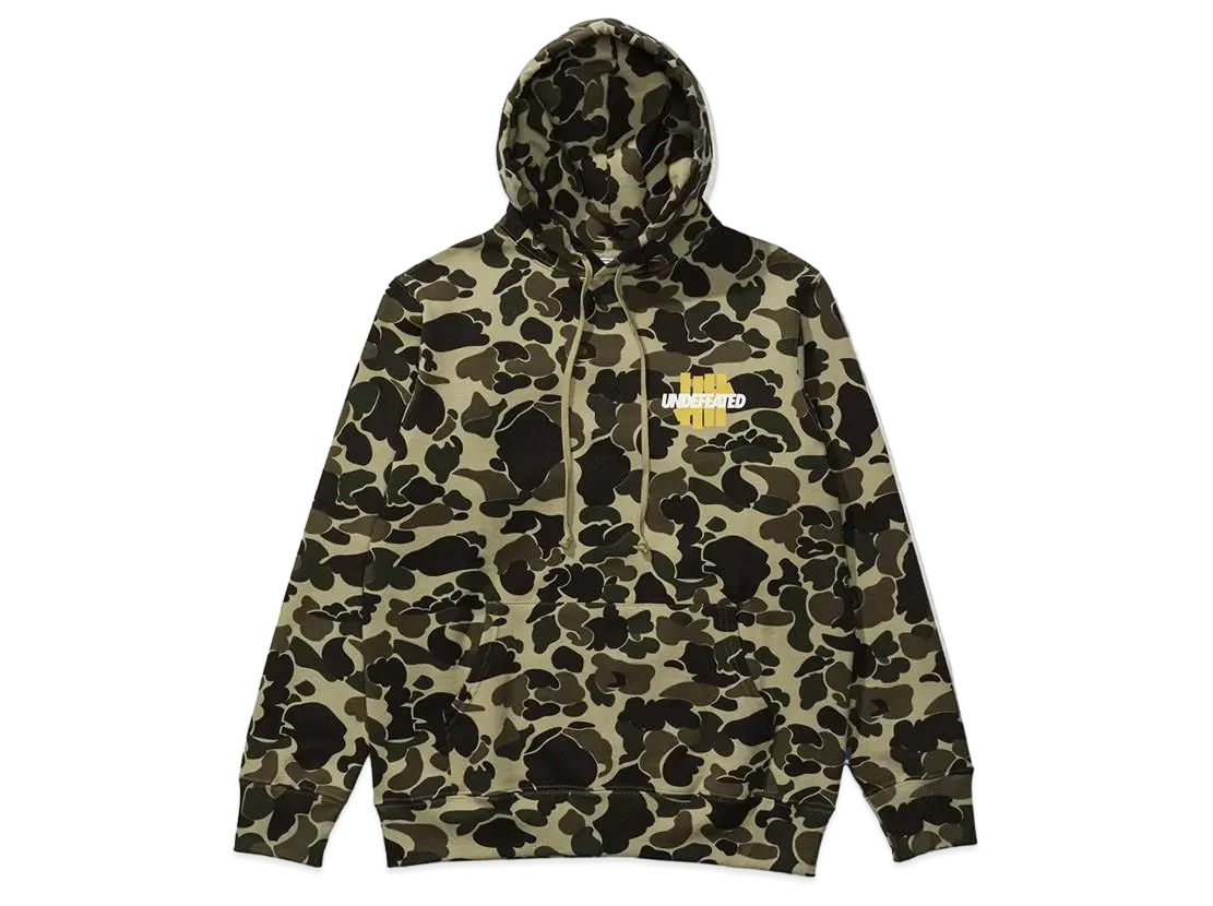 UNDEFEATED LOGO LOCKUP PULLOVER HOODIE - 20076 "Camo"