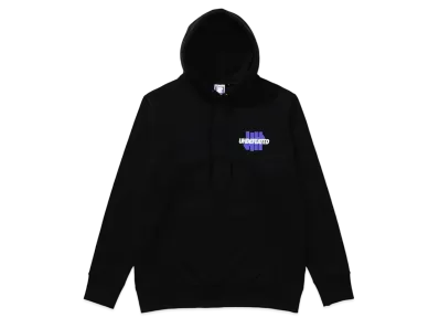 UNDEFEATED LOGO LOCKUP PULLOVER HOODIE - 20076 "Black"