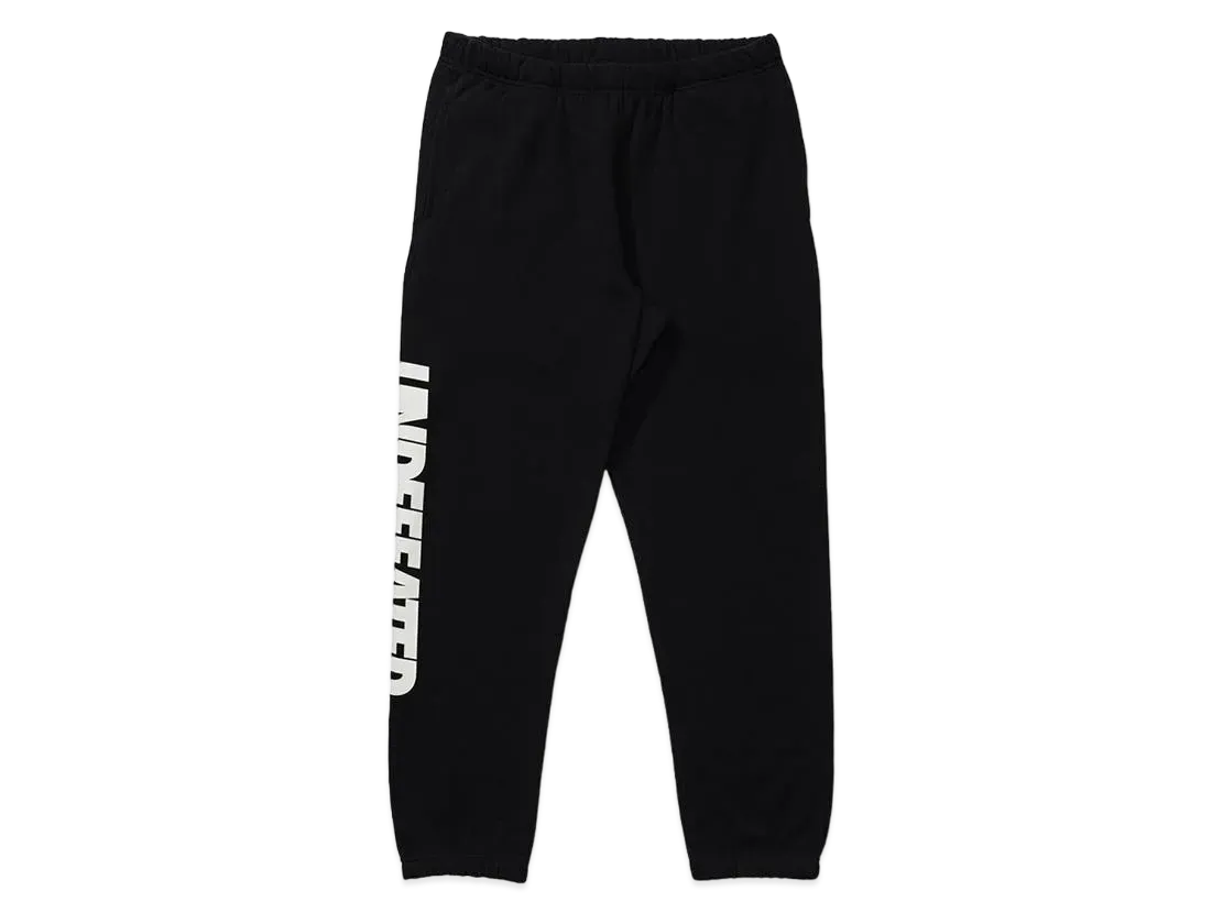 UNDEFEATED LOGO SWEATPANT - 60058 "Black"