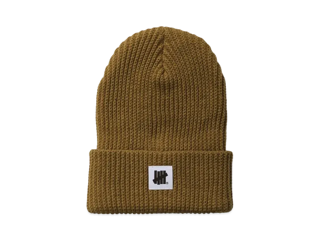 UNDEFEATED ICON LABEL BEANIE - 90195 "Brown"